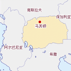 马其顿地图