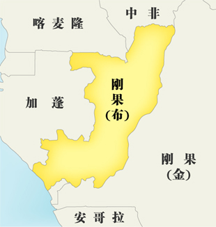 刚果(布)地图