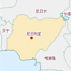 尼日利亚地图